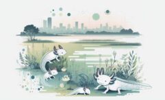 Endangered Smiling Axolotls Thrive in Mexico City’s Restored Wetlands