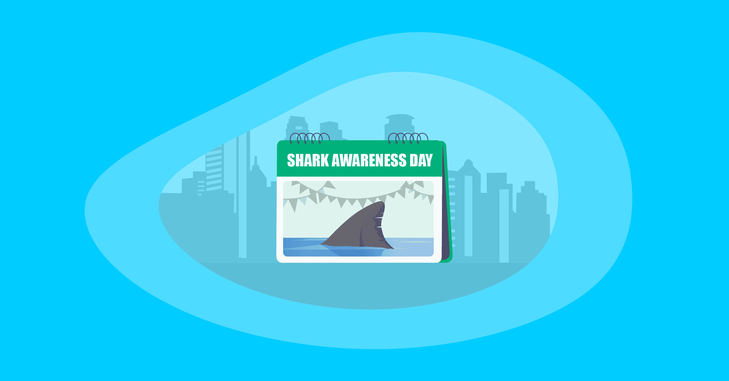 Illustration of Shark Awareness Day