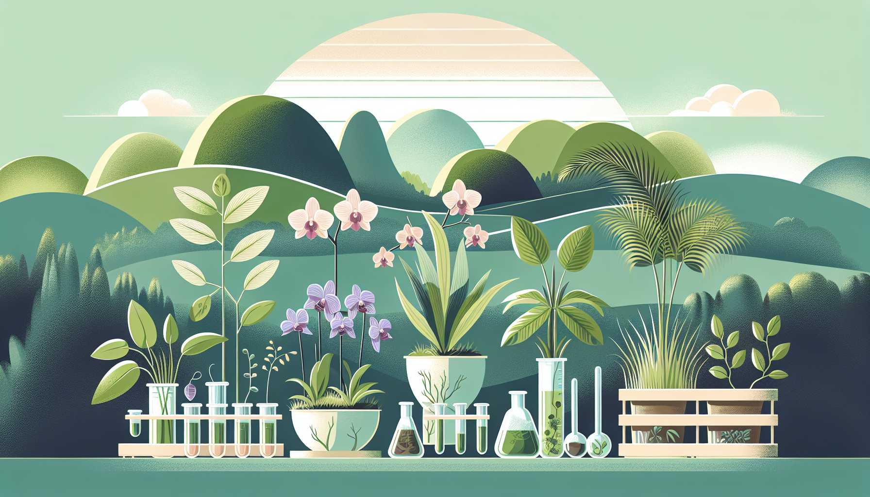 Illustration of critically endangered plants
