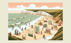 Art Festival Turns UK Beaches into Galleries While Spotlighting Climate Action