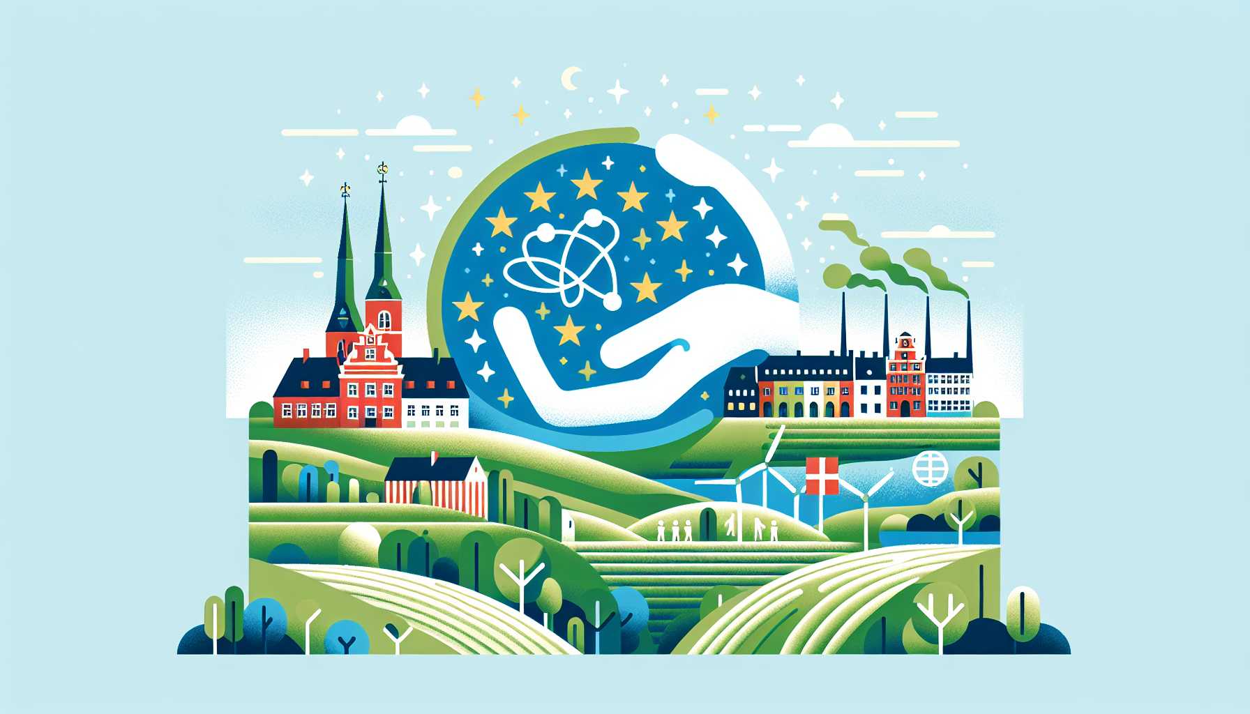 Illustration of Denmark's EU presidency