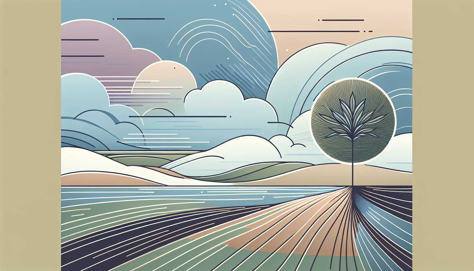 Illustration of resilient tree