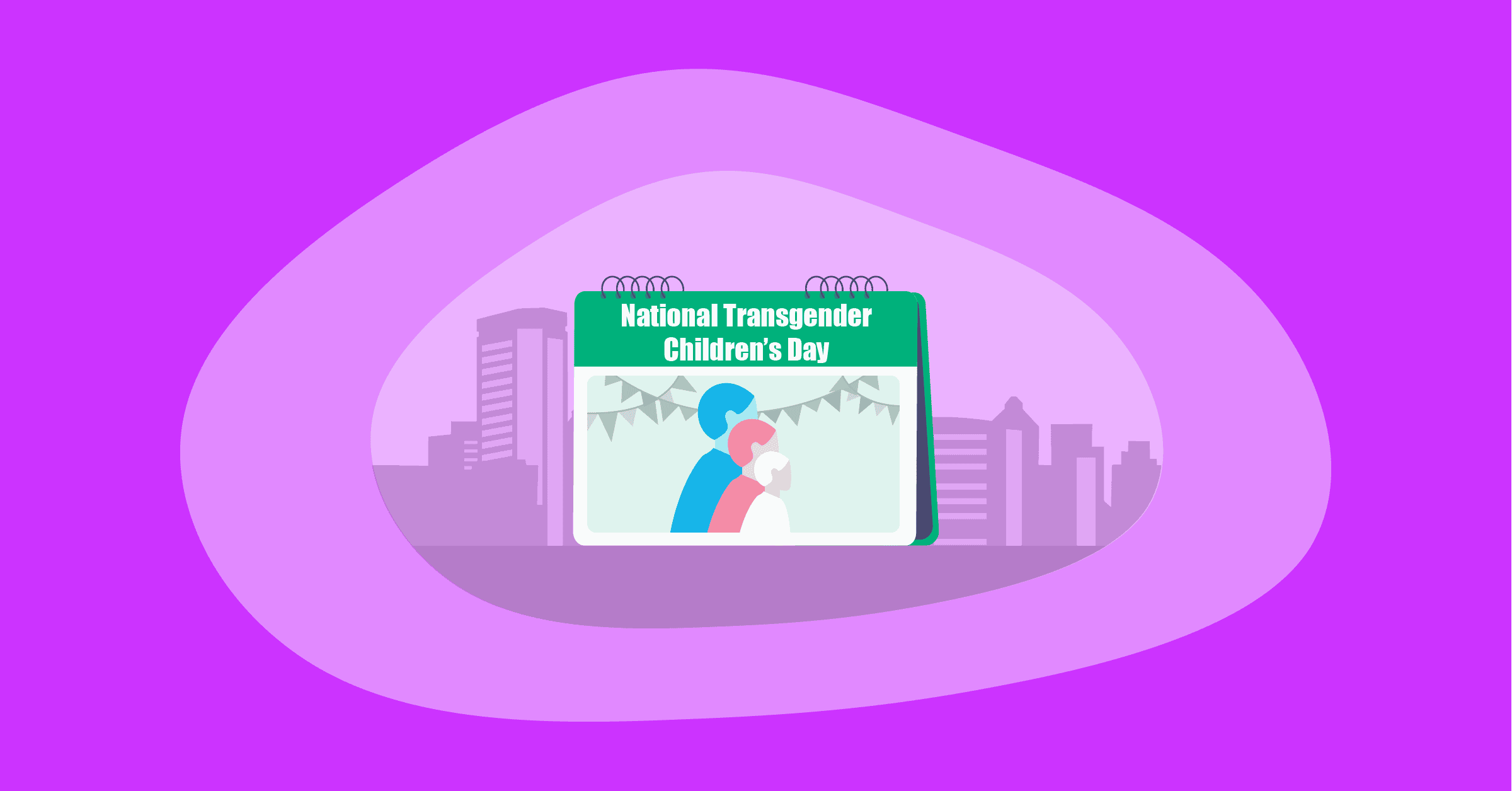 Illustration of National Transgender Children’s Day