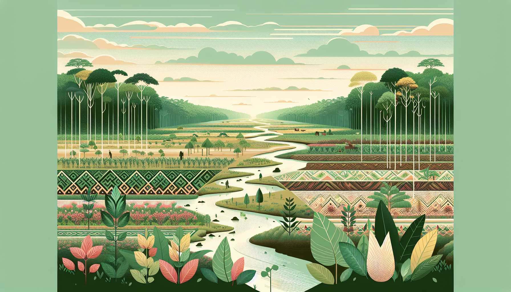Illustration of Amazon deforestation efforts