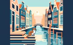 Tiny Staircases Along Dutch Canals Save Cats from Drowning