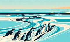 Penguins Navigate Ocean Currents to Save Energy During Travel