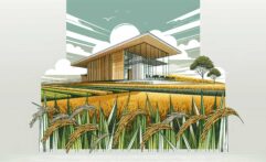 Rice Husk Siding Saves Rainforests While Diverting Agricultural Waste