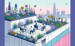 London’s National Theatre Transforms Concrete Rooftop into Thriving Dye Garden