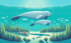 Baby Dugong Spotted in Indonesia Signals Thriving Seagrass Ecosystem