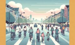 Lower Speed Limits Double Cycling Rates While Barely Slowing Car Travel