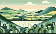 Czech Company Turns Old Tires Into Superior Highway Noise Barriers