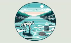 Wild Wolf Caught Using Tools to Hunt for the First Time