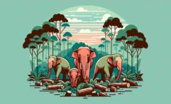 Rescue Elephants Clear Disaster Zones Unreachable by Machines After Deadly Indonesia Cyclone