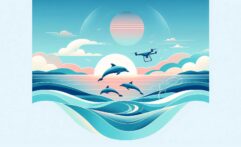 Thermal Drones Monitor Dolphin Health Without Disturbing Animals