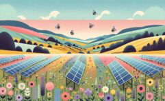 Solar Farms Boost Bumblebee Populations While Generating Clean Energy