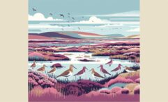 Endangered Dunlin Birds Thrive in Restored UK Peatlands