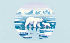 Polar Bear Mom Adopts Orphaned Cub in Rare Sighting