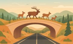 Idaho Wildlife Crossings Cut Collisions by Over 80%