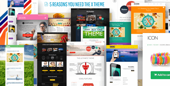 x theme wordpress multipurpose theme