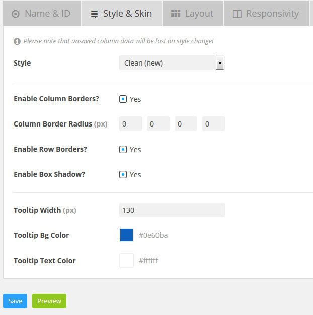 go pricing table plugin review