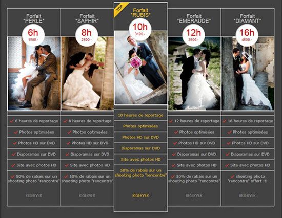 pricing table wordpress plugin example