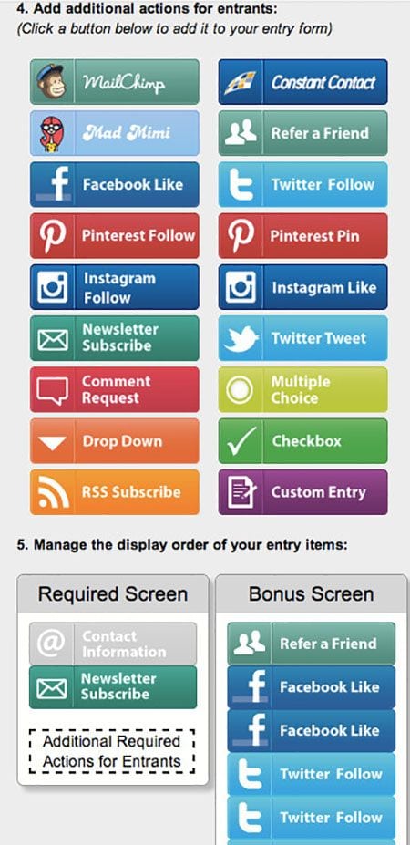 PromoSimple-Entry-settings