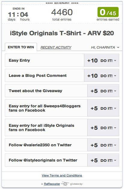  wordpress giveaway