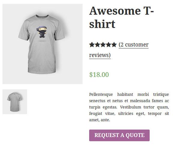 request a quote woocommerce