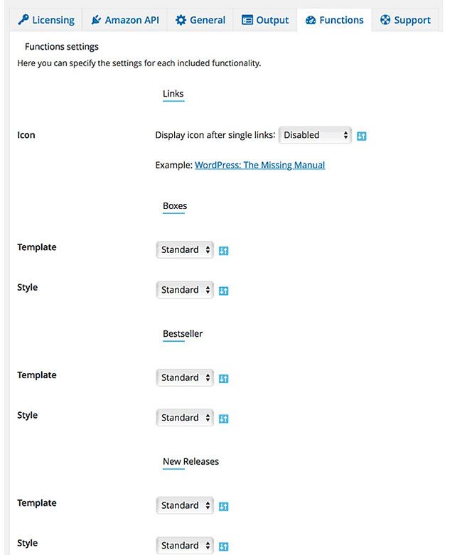 import amazon products wp plugin