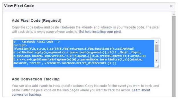 Facebook Pixel WordPress
