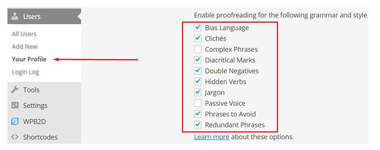wordpress grammar check plugin