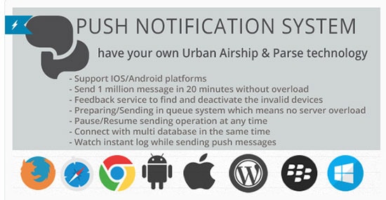push notification plugin for WordPress
