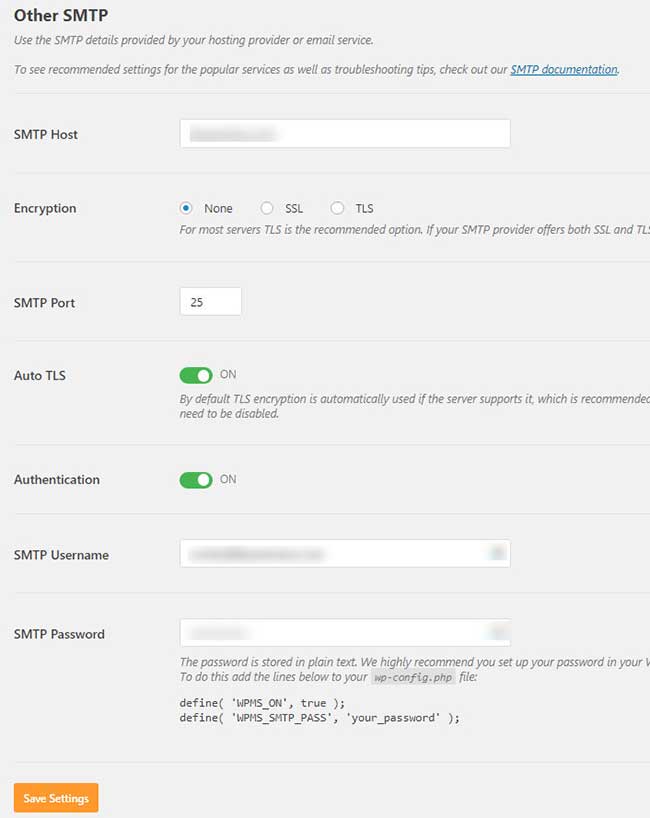 fix wordpress email not sending