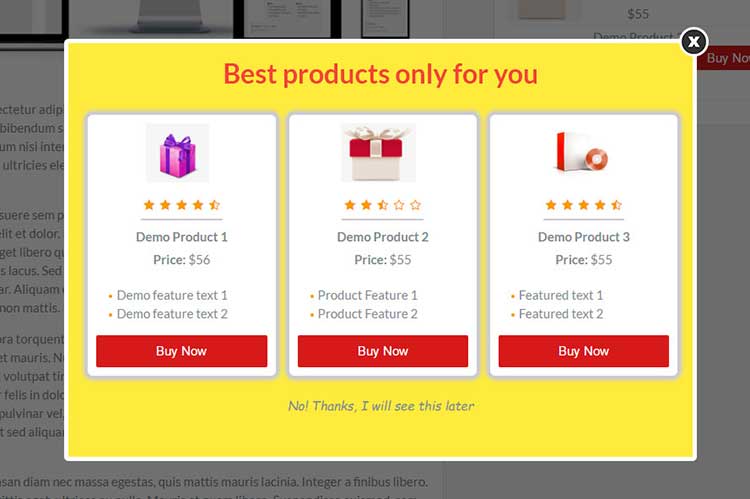 schema ninja popup recommendation