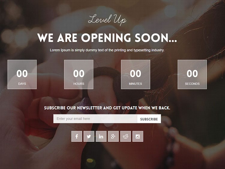 coming soon theme wordpress