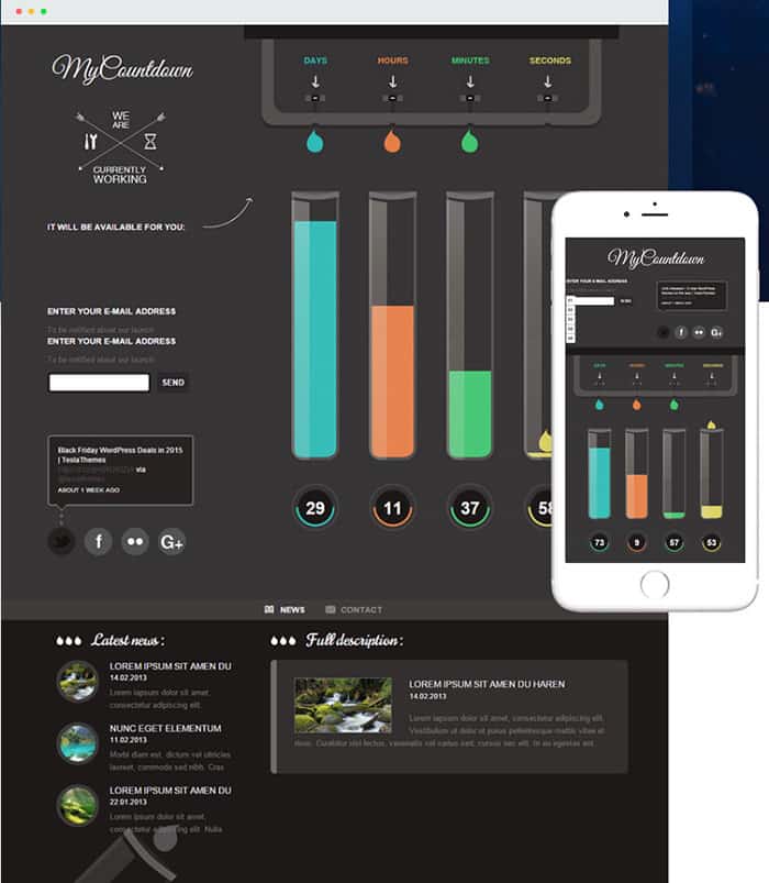 wordpress under construction theme