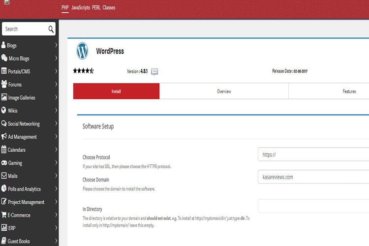 where to find subdomain in wordpress