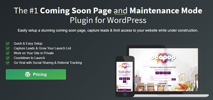 Coming Soon Page & Maintenance Mode Plugin for WordPress review