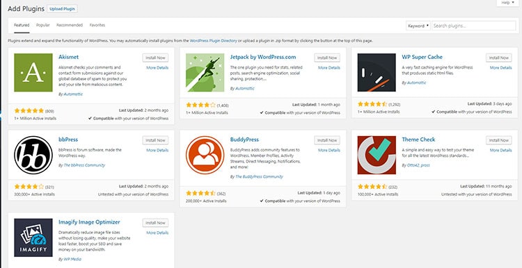 wordpress versus drupal comaprison features