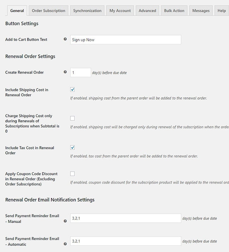 WooCommerce Subscription System