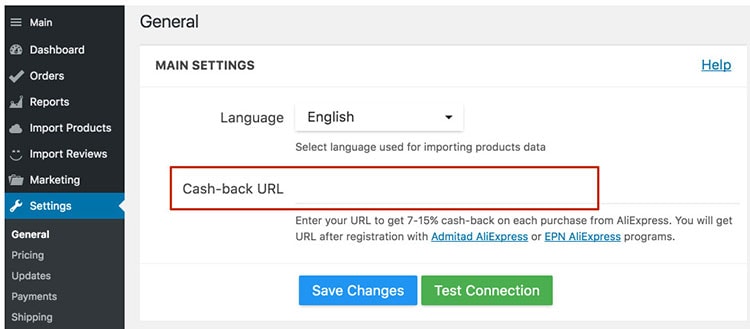 aliexpress cash back system aliropship plugin