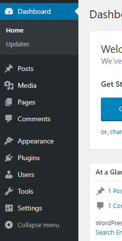 wordpress main navigation menu tutorial