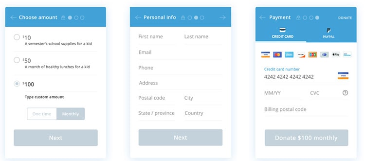 donorbox payment gateway
