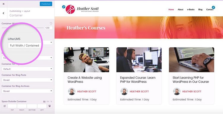 learning management system wordpress theme
