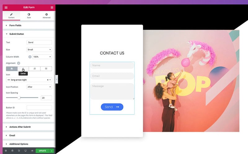 adding post in elementor