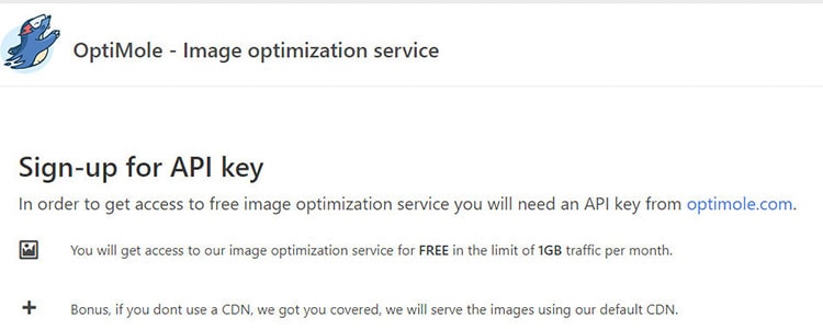 optimole image optimization plugin