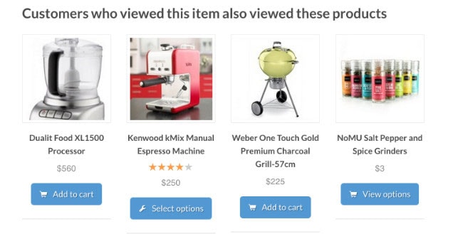 recommends products to users woocommerce