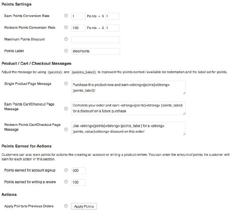 woocommerce rewards plugin