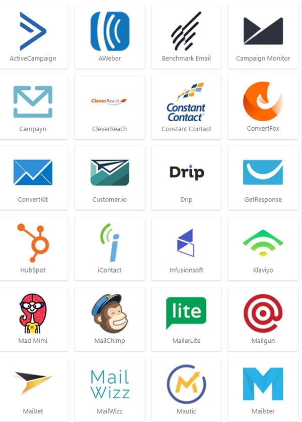 convert pro email integrations