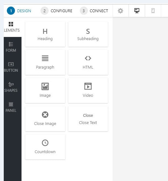 creating form in convert pro